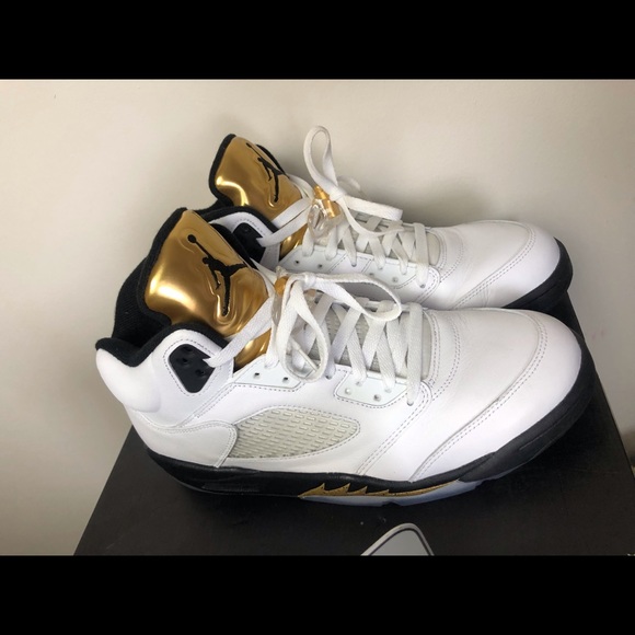 Air Jordan 5 V Retro Gold Medal Coin Olympic Men main image 5